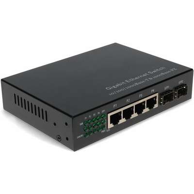AddOn Ao-Ges-42-S 4 Port Unmanaged 10/100/1000 2SFP Gbe