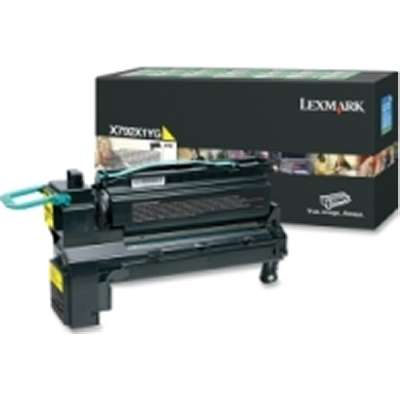Lexmark X792 Yellow Extra High Yield Return Program Print Cartridge