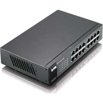 Zyxel GS1100-16 16-Port GbE Rackmountable Unmanaged Switch