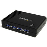 StarTech.com 4 Port Black SuperSpeed USB 3.0 Hub - 4 Port USB 3.0 Hub