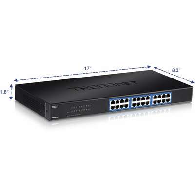 TRENDnet 24-Port Gigabit GREENnet Switch (Rack Mount)