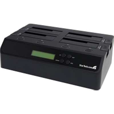 StarTech.com 4 Bay USB 3 eSATA to SATA 1:3 Hard Disk Drive Hard Drive Duplicator Dock