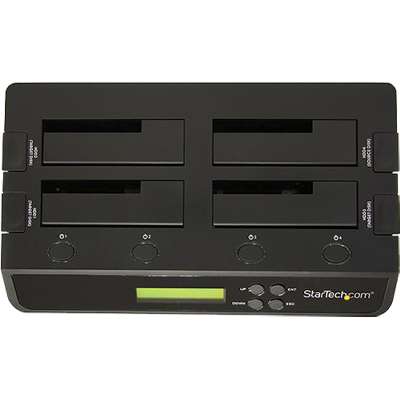 StarTech.com 4 Bay USB 3 eSATA to SATA 1:3 Hard Disk Drive Hard Drive Duplicator Dock