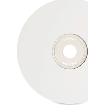 Verbatim CD-R 700MB 52x with Blank White Surface *100-Pack Spindle*