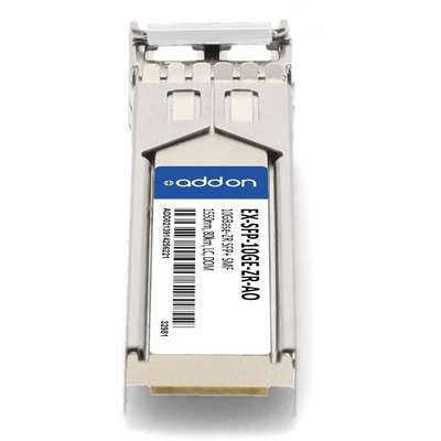 AddOn 10GBASE-ZR SFP+ SMF F/Juniper LC 1550NM 80KM 100COMPATIBLE