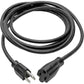 Tripp Lite Computer Power Extension Cord 10A 18AWG 5-15P to 5-15R Black 15ft