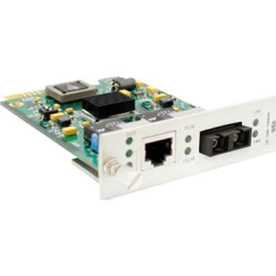 AddOn Media Converter Card 100LX 20K Reach 10/100M 1310NM SMF SC