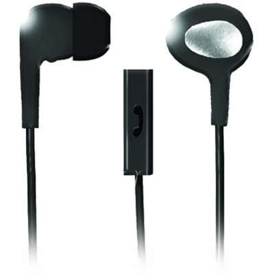 Maxell IE-Microphone Black In Ear Bud with  In-Line Microphone Black