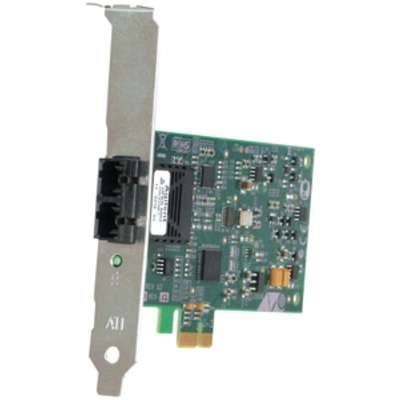 Allied Telesis 32-Bit 100mbps PCIE Fast Ethernet Fiber Adapter Card and LC Connector