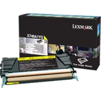 Lexmark Yellow Toner Cartridge for X746 X748 Return Program