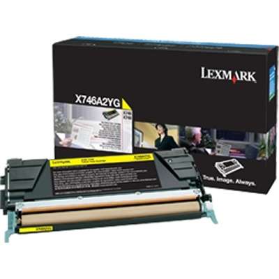 Lexmark Yellow Toner Cartridge for X746 X748