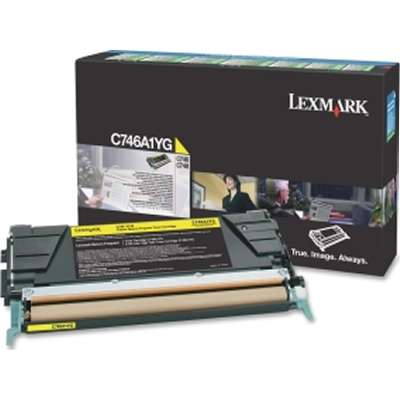 Lexmark Yellow Toner Cartridge for C746 C748 Return Program