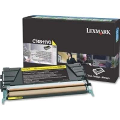 Lexmark C748 Yellow High Yield Return Program Toner Cartridge