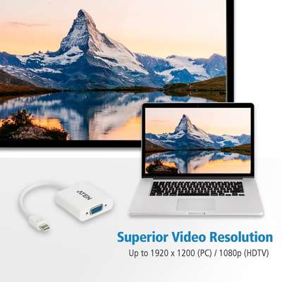 ATEN VC920 Mini DisplayPort to VGA Adapter