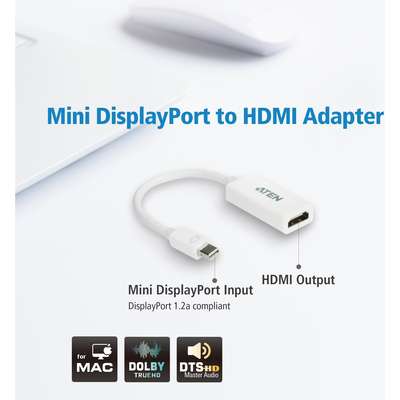 ATEN VC980 Mini DisplayPort to HD Adapter