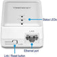TRENDnet 500 AV Compact Powerline Ethernet Adapter