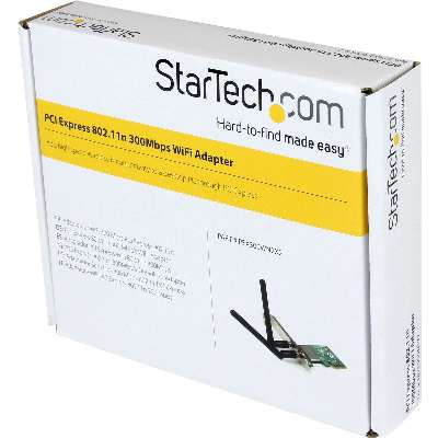 StarTech.com PCIe 300 Mbps Wireless Card - Network Adapter 802.11n/g 2T2R