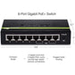 TRENDnet 8-Port GREENnet Gigabit PoE+ Switch (4 PoE+, 4 Non-PoE)