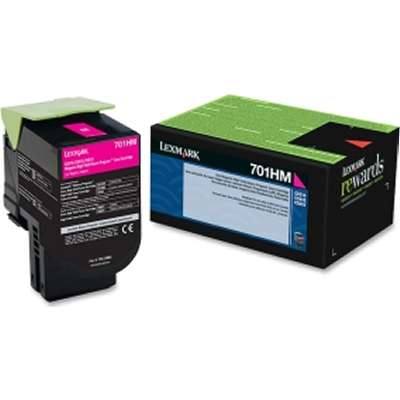 Lexmark 701HM Magenta High Yield Return Program Toner Cartridge