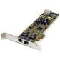 StarTech.com Dual Port Gigabit Ethernet PCIe Network PoE Card - PSE Adapter