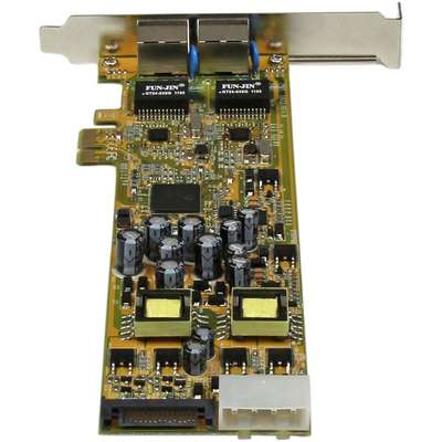 StarTech.com Dual Port Gigabit Ethernet PCIe Network PoE Card - PSE Adapter