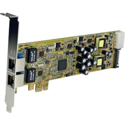 StarTech.com Dual Port Gigabit Ethernet PCIe Network PoE Card - PSE Adapter