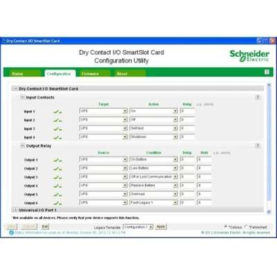 APC AP9613 Dry Contact I/O SmartSlot Card