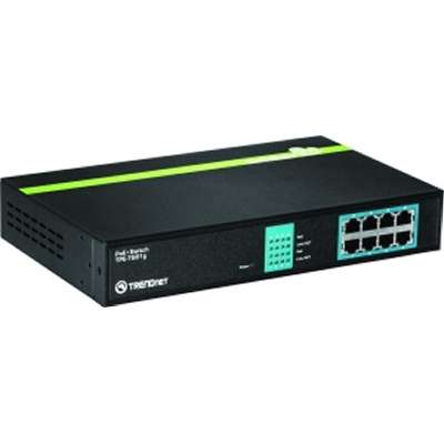 TRENDnet 8-Port Gigabit GREENnet PoE+ Switch