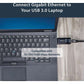 StarTech.com USB 3.0 to Gigabit Ethernet NIC Network Adapter