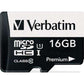 Verbatim 16GB microSDHC Card Class 10 with  Adapter