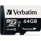 Verbatim 64GB Microsdxc Class 10 Uhs-1 Memory Card