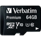 Verbatim 64GB Microsdxc Class 10 Uhs-1 Memory Card