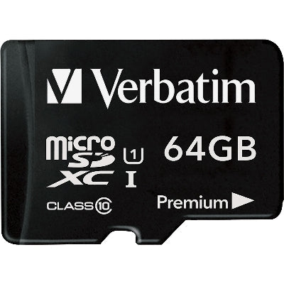 Verbatim 64GB Microsdxc Class 10 Uhs-1 Memory Card