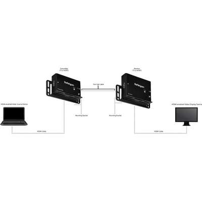 StarTech.com HDMI over CAT5 HDBaseT Extender - 4K - HDBaseT Extender