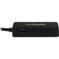 StarTech.com USB 3 Gigabit Ethernet Adapter NIC with  USB Port - Black