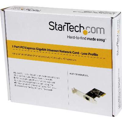 StarTech.com 1 Port PCI Express PCIe Gigabit NIC Network Card- Low Profile