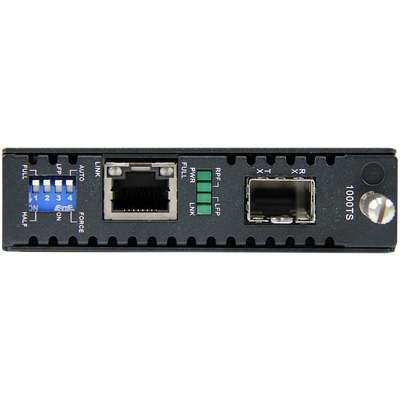 StarTech.com Gigabit Ethernet Fiber Media Converter with Open SFP Slot