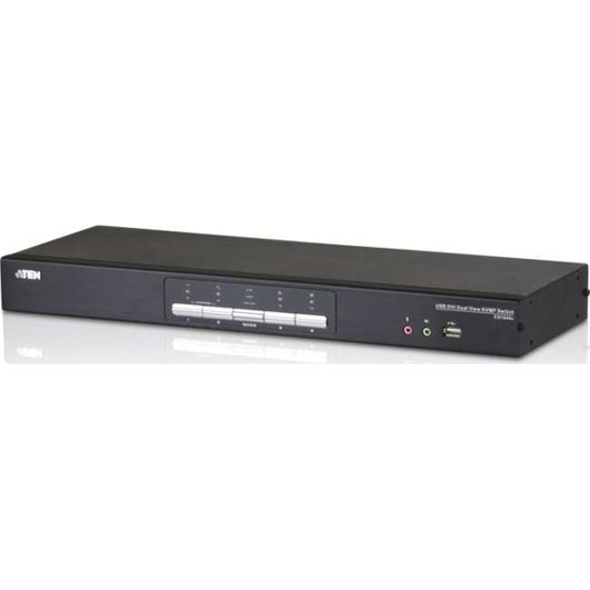 ATEN 4 Port Dual Video/Link DVI KVMP