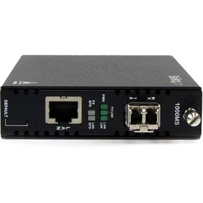 StarTech.com OAM Managed Gigabit Ethernet Fiber Media Converter MM LC 550m