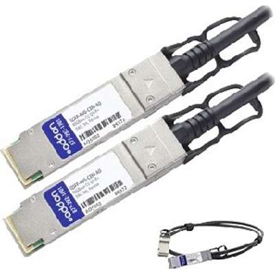 AddOn Alcatel QSFP-40G-C3M Comp DAC TAA 3M 40G-CU Passive Twinax QSFP+