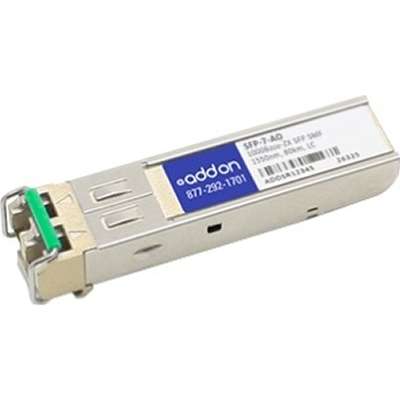 AddOn 1000BASE-ZX SFP XCVR F/ RAD