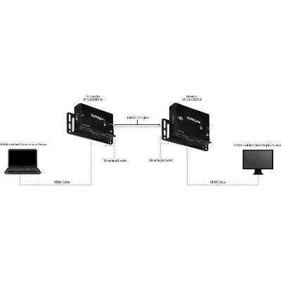 StarTech.com HDMI Over CAT6 Extender - 330 ft. (100 m) - 4K & 1080p