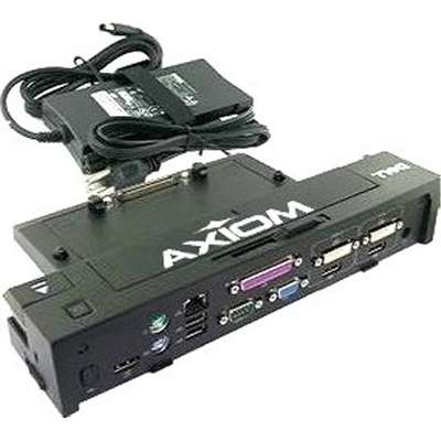 Axiom Upgrades Axiom E-Port Plus Replicator USB 3.0 with 130-Watt Power Adapter Cord for Dell