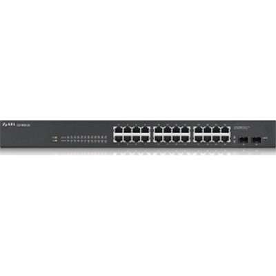 Zyxel GS1900-24 24-Port GbE Smart Managed Switch with GbE Uplink