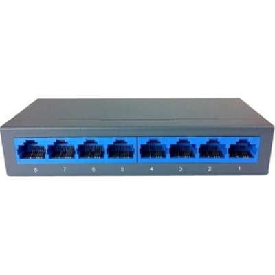 AMER 8 Port 10/100 Switch Metal Housing