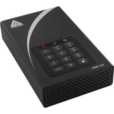 Apricorn 6TB Aegis Padlock DT Secure USB 3 256-Bit AES Hardware Desktop Drive