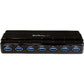 StarTech.com 7 Port SuperSpeed USB 3.0 Hub - Desktop USB Hub with Adapter