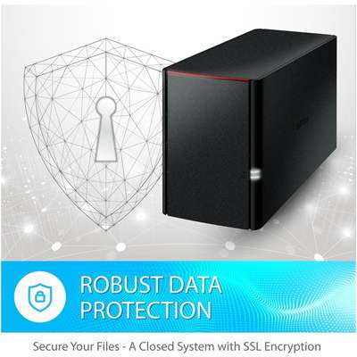 Buffalo Technology 8TB LinkStation 220 Personal Cloud Storage NAS Drive