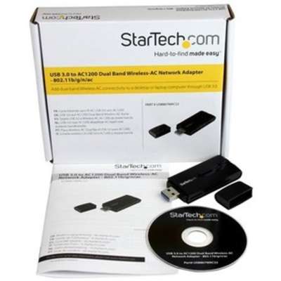 StarTech.com USB WiFi Adapter - AC1200 Dual Band Wireless - 802.11ac