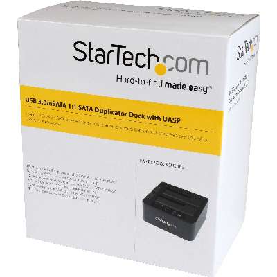 StarTech.com USB 3.0 / eSATA 2.5/3.5 SATA Hard Disk Drive/SSD Duplicator Dock Cloner